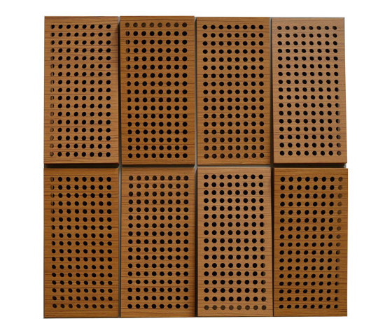 Fila Panel Teak With 2cm Perforation | Sound absorbing ceiling systems | Mikodam