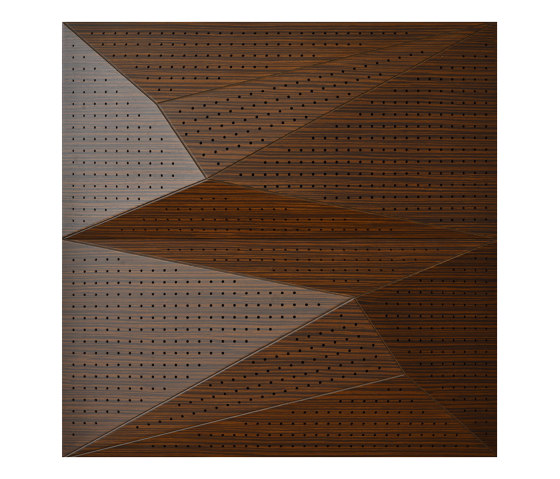 Neka Panel A Walnut With 8mm Perforation | Schalldämpfende Deckensysteme | Mikodam