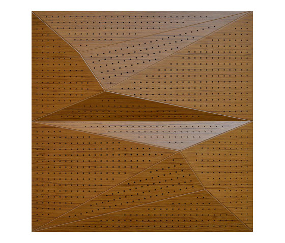 Neka Panel A Teak With 8mm Perforation | Paneles de techo fonoabsorbentes | Mikodam