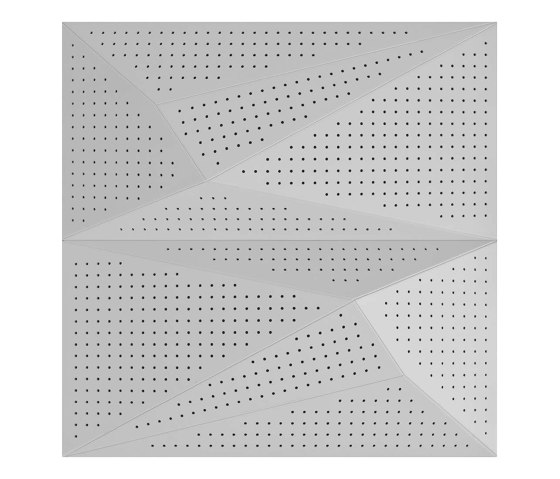 Neka Panel A White Lacquer With 8mm Perforation | Systèmes plafonds acoustiques | Mikodam