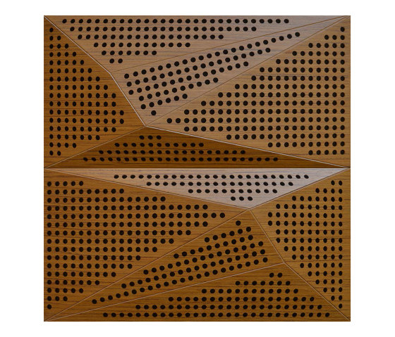 Neka Panel A Teak With 2cm Perforation | Sistemi assorbimento acustico soffitto | Mikodam