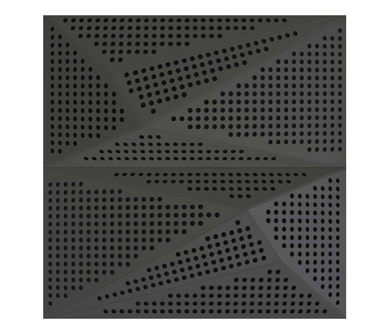 Neka Panel A Anthracite Lacquer With 2cm Perforation | Paneles de techo fonoabsorbentes | Mikodam