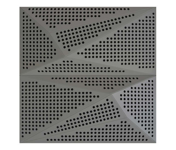 Neka Panel A Grey Lacquer With 2cm Perforation | Sound absorbing ceiling systems | Mikodam