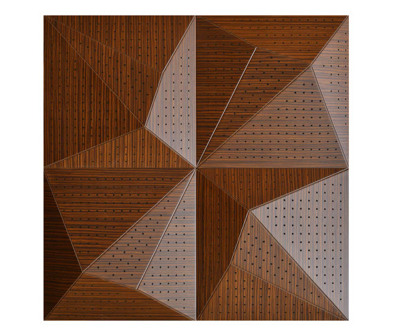 Neka Panel B Walnut With 8mm Perforation | Sound absorbing ceiling systems | Mikodam