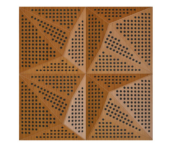 Neka Panel B Teak With 2cm Perforation | Sound absorbing ceiling systems | Mikodam