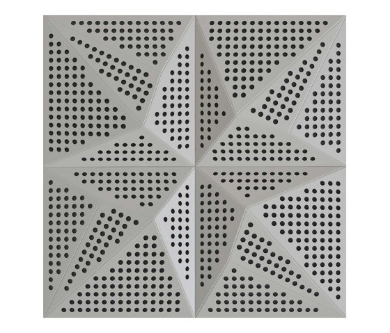 Neka Panel B White Lacquer With 2cm Perforation | Systèmes plafonds acoustiques | Mikodam