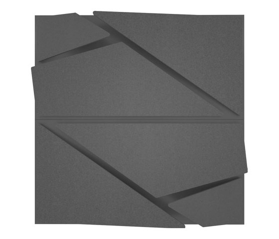 Deta Panel Grey Lacquer Matte & Fabric | Acoustic ceiling systems | Mikodam