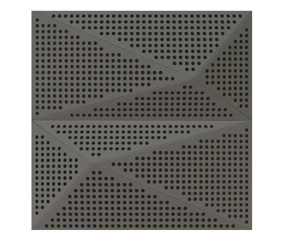 Pira Panel A Grey Lacquer Matte With 2cm Perforation | Wood panels | Mikodam