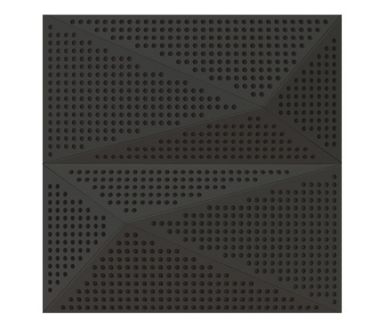 Pira Panel A Anthracite Lacquer Matte With 2cm Perforation | Wood panels | Mikodam