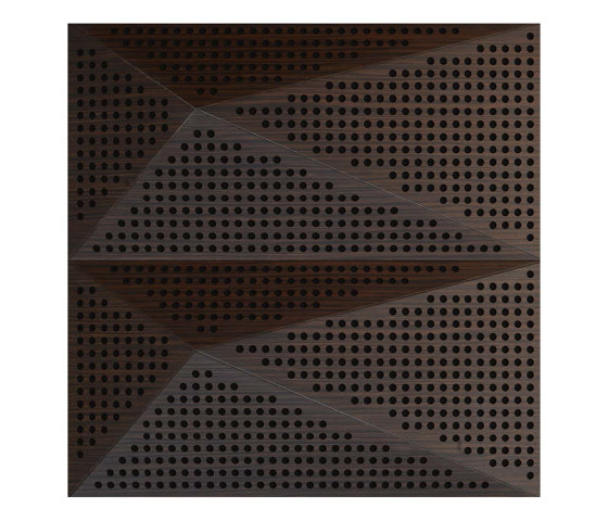 Pira Panel A Walnut With 2cm Perforation | Pannelli legno | Mikodam