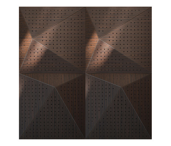 Pira Panel B Walnut With 8mm Perforation | Sistemas de fachadas | Mikodam