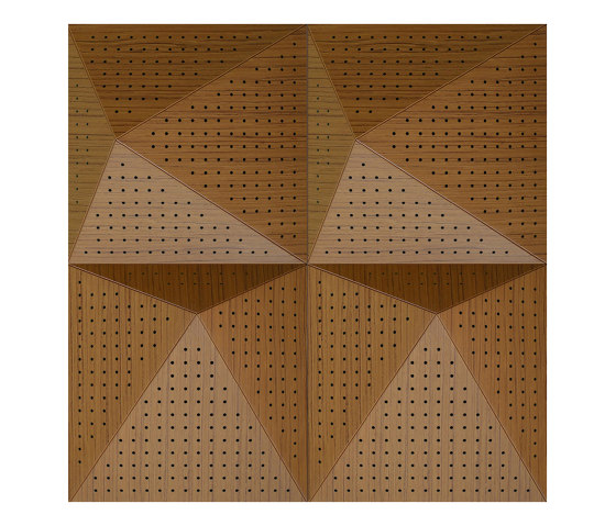 Pira Panel B Teak With 8mm Perforation | Systèmes de façade | Mikodam