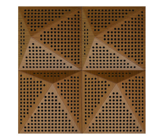 Pira Panel B Teak With 2cm Perforation | Panneaux de bois | Mikodam