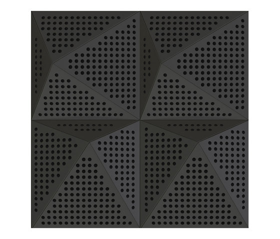 Pira Panel B B Anthracite Lacquer Matte With 2cm Perforation | Sound absorbing wall systems | Mikodam