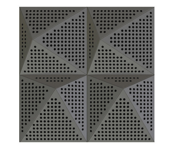 Pira Panel B Grey Lacquer Matte With 2cm Perforation | Sistemas fonoabsorbentes de pared | Mikodam