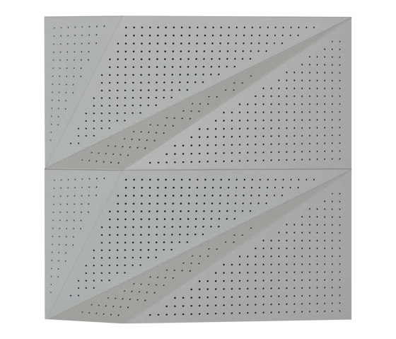 Tora Panel White Lacquer Matte With 8mm Perforation | Systèmes de façade | Mikodam