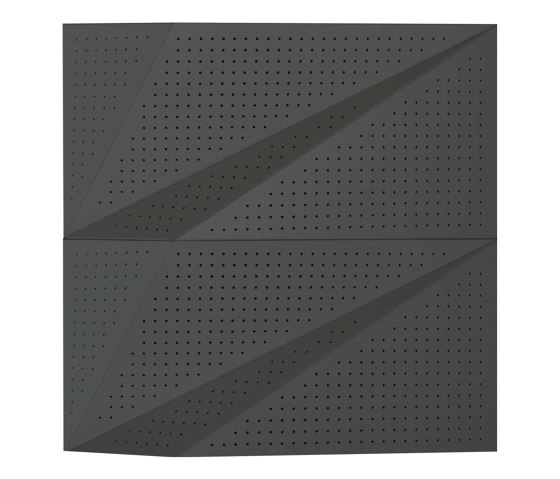 Tora Panel Anthracite Lacquer Matte With 8mm Perforation | Systèmes de façade | Mikodam