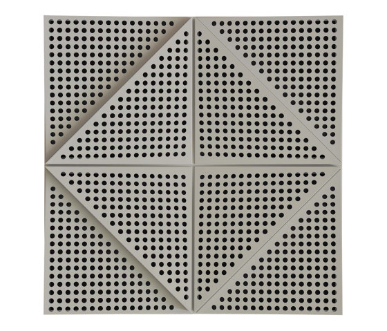 Zeta Panel White Lacquer With 2cm Perforation | Sound absorbing ceiling systems | Mikodam