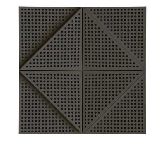 Zeta Panel Anthracite Lacquer With 2cm Perforation | Sound absorbing ceiling systems | Mikodam