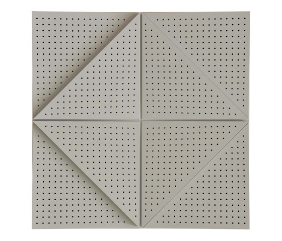 Zeta Panel White Lacquer With 8mm Perforation | Paneles de techo fonoabsorbentes | Mikodam