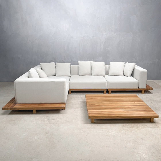 Slow | Hanoi Middle Element Sofa Teak | Canapés | Set Collection