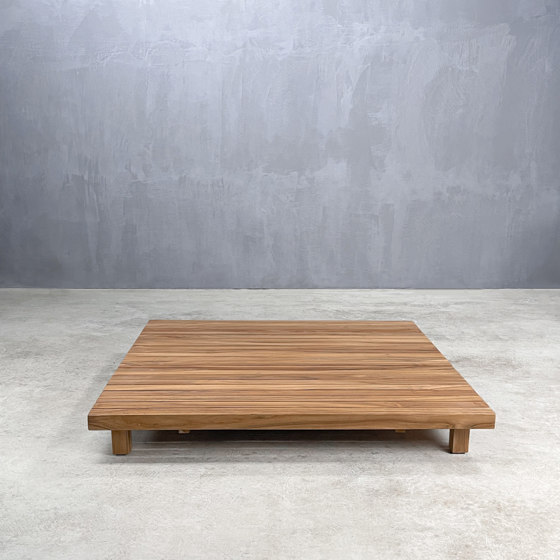 Slow | Hanoi 120 Coffee Table Square Teak | Couchtische | Set Collection