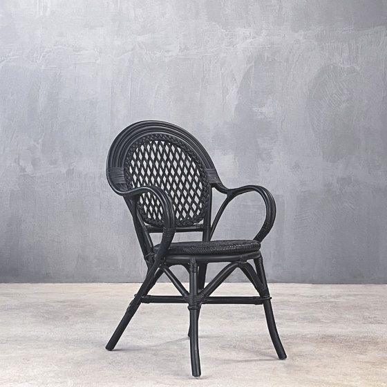 Kanso | Asmara Dining Armchair Black | Stühle | Set Collection