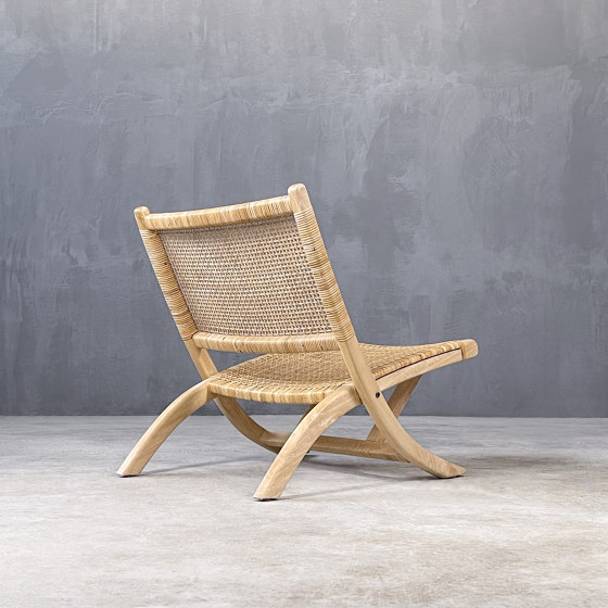 Kanso | Bergen Folding Beach Chair Mango Rattan | Poltrone | Set Collection