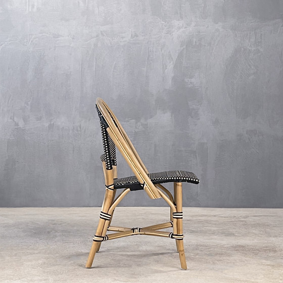 Kanso | Geneva Dining Chair Beige / Black | Stühle | Set Collection