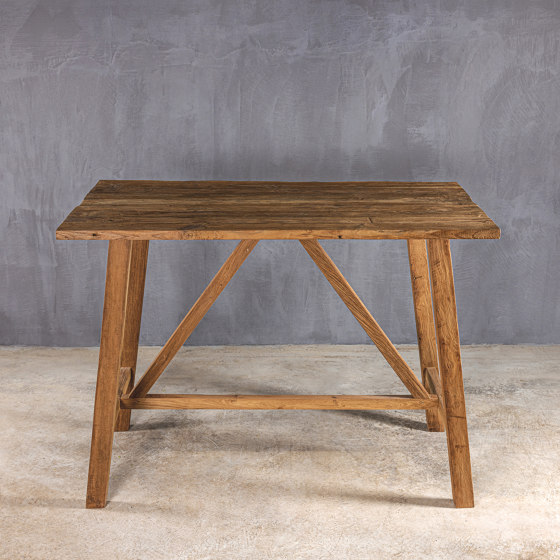 Slow Reclaimed | Toji 140 Bar Table Reclaimed Teak | Mesas altas | Set Collection