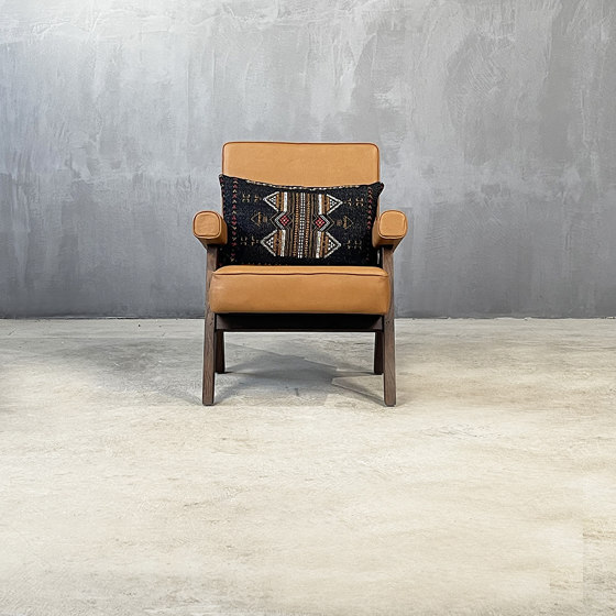 Slow Reclaimed | The Chandi Leather Lounge Armchair | Armchairs | Set Collection