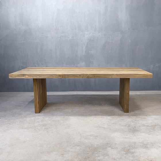 Slow Reclaimed | Monsoon 250 Dining Table Reclaimed Teak | Tavoli pranzo | Set Collection