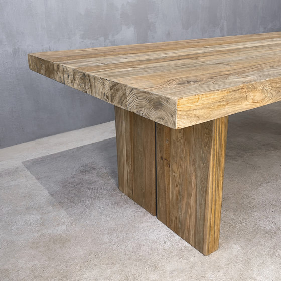 Slow Reclaimed | Monsoon 250 Dining Table Reclaimed Teak | Dining tables | Set Collection