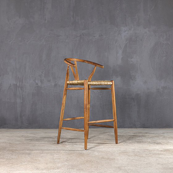 Slow | Layla 72 Barstool Teak | Sgabelli bancone | Set Collection