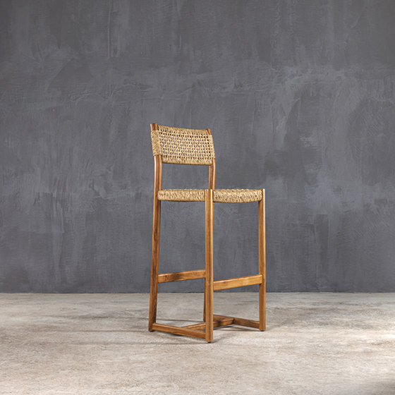 Kanso | Rette 72 Barstool Reclaimed Teak | Sgabelli bancone | Set Collection