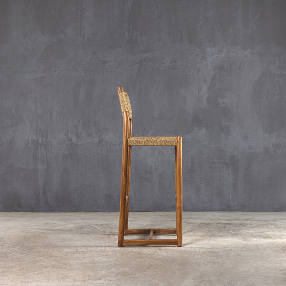 Kanso | Rette 72 Barstool Reclaimed Teak | Barhocker | Set Collection