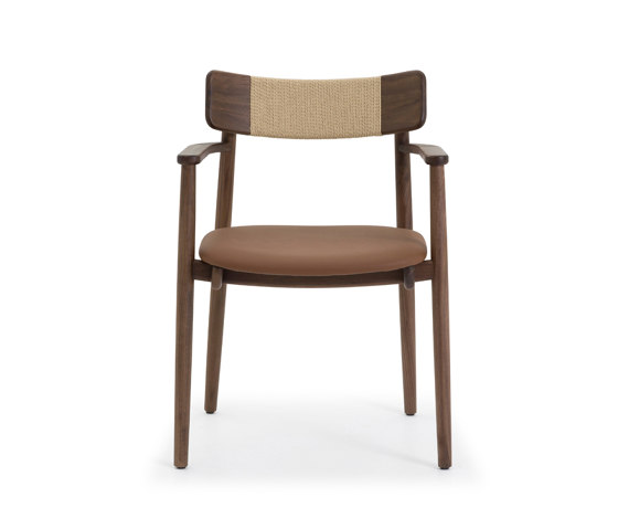 Classics | Connect Dining Armchair Walnut | Sessel | Set Collection