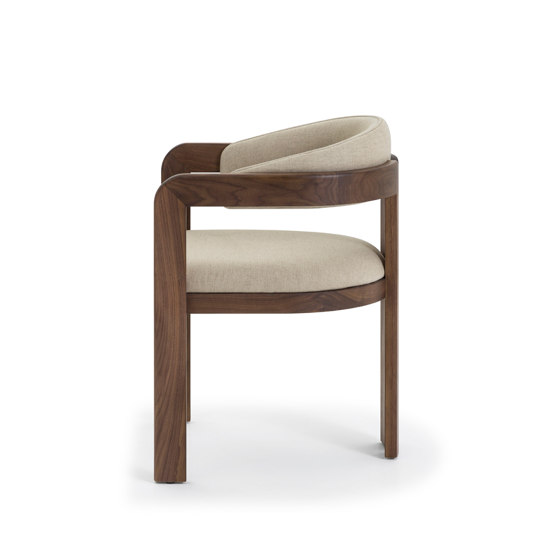 Classics | Roma Dining Armchair Walnut | Poltrone | Set Collection