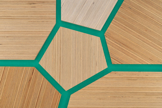 Plexwood - Birke Blue 50 | Holz Platten | Plexwood