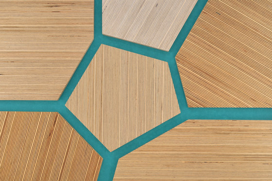 Plexwood - Birke Blue 52 | Holz Platten | Plexwood