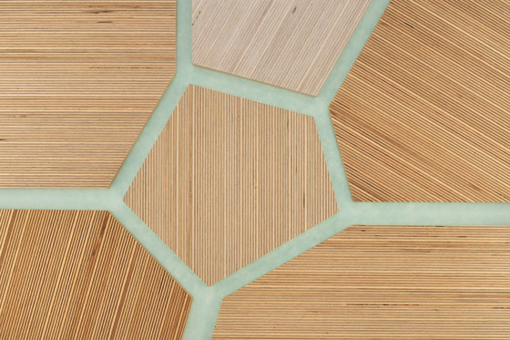 Plexwood - Birke Blue 80 | Holz Platten | Plexwood