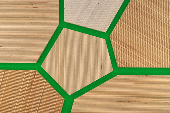 Plexwood - Birke Green 44 | Holz Platten | Plexwood