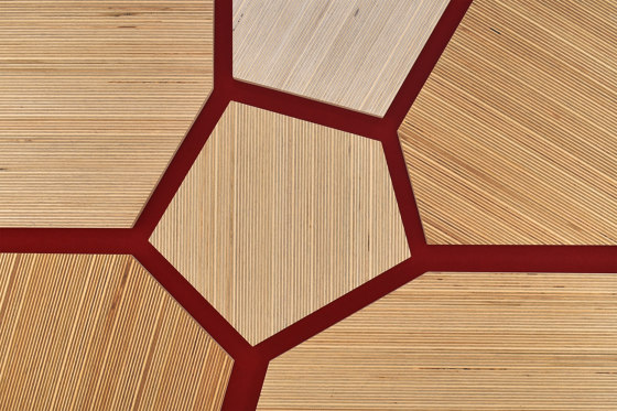 Plexwood - Birke Red 23 | Holz Platten | Plexwood