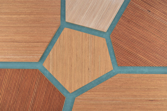 Plexwood - Okoumé Blue 57 | Holz Platten | Plexwood