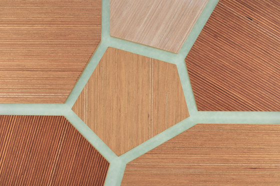 Plexwood - Okoumé Blue 80 | Holz Platten | Plexwood