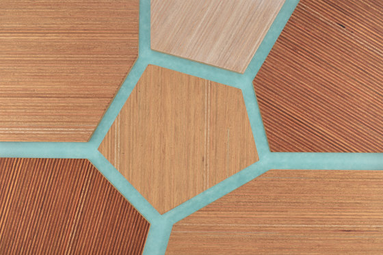 Plexwood - Ocoumé Blue 81 | Wood panels | Plexwood