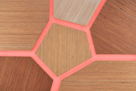 Plexwood - Ocoumé Pink 25 | Wood panels | Plexwood