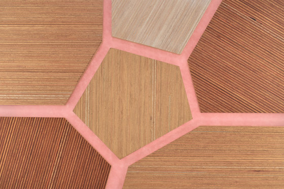 Plexwood - Ocoumé Pink 65 | Wood panels | Plexwood