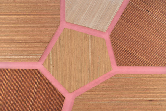 Plexwood - Okoumé Pink 76 | Holz Platten | Plexwood