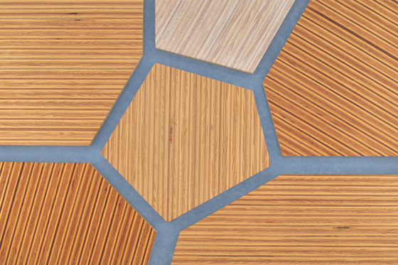 Plexwood - Kiefer/Okoumé Blue 75 | Holz Platten | Plexwood